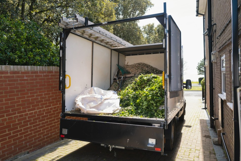 Green Waste Removal On a Van