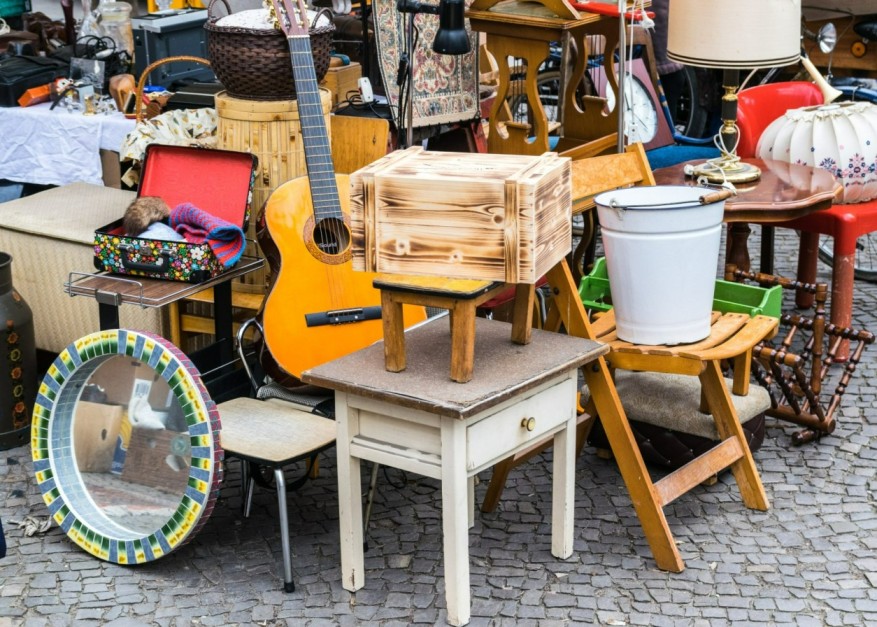 Junk from a house